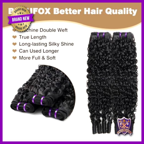 Virgin Burmese Curly Hair Extensions 18-22 Inch Water Wave Bundles main image 3